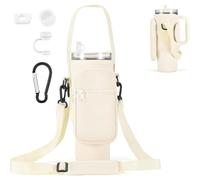 AIROLDI Borsa per Stanley Cup 1,2 l/40 oz, borsa per l'acqua con scomparto per cellulare, moschettone e tracolla regolabile, per viaggi e escursioni