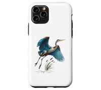 Airone azzurro volante - Birdwatching Wildwatching Marsh Design Custodia per iPhone 11 Pro