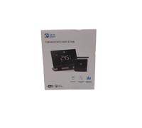 Garza - Termostato Wireless WiFi Intelligente per caldaia e riscaldamento, programmabile, touchscreen, WiFi 2.4GHz, controllo remoto tramite app e controllo vocale Alexa/Google, Colore Nero