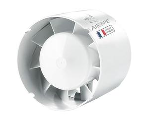 Airope -BA- 100 mm Estrattore Assiale,Ventilatore In linea Alta Qualità,Molto Silenzioso,Basso Consumo, per Bagno,WC, Cucina, Ufficio,Tenda, Serra,Garage