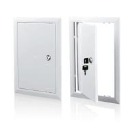 Airope Sportello di Ispezione 300x500 mm in ABS Plastica con Serratura a Chiave,Apertura Laterale Sinistra/Destra,Pannelli di Accesso per Contatore dell'acqua,Soffitto,Vasca,Scatole per Fusibili
