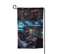 Airplane Cockpit1 (1) _ Bandiere da giardino verticali a doppia faccia bandiera per casa 30,5 x 45,7 cm Primavera Estate Stagionale Yard Banner Holiday Farmhouse Yard Outdoor Hanging Decoration Flag