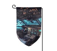 Airplane Cockpit1 (1) _ Bandiere da giardino verticali a doppia faccia bandiera per casa 30,5 x 45,7 cm Primavera Estate Stagionale Yard Banner Holiday Farmhouse Yard Outdoor Hanging Decoration Flag