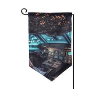 Airplane Cockpit1 (1) _ Bandiere da giardino verticali a doppia faccia bandiera per casa 30,5 x 45,7 cm Primavera Estate Stagionale Yard Banner Holiday Farmhouse Yard Outdoor Hanging Decoration Flag