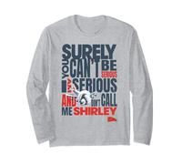 Airplane! Don't Call Me Shirley Leslie Nielsen Citazione Maglia a Manica
