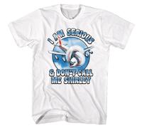 Airplane Dont Call Me Shirley T-Shirt Uomo Manica Corta Bianco