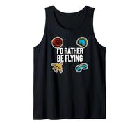 Airplane Pilot Aviator I'd Rather Be Flying Canotta