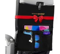 Airplane Pockets Accessori per aerei, elementi essenziali per il viaggio in aereo, organizer da viaggio per schienale del sedile, un must have per i viaggi internazionali