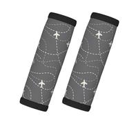 Airplane Routes Around The World - Involucri per bagagli per valigie, coperture morbide per maniglie dei bagagli, etichette per bagagli identificatori per valigie, accessori per bagagli da viaggio