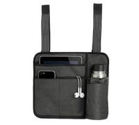 Airplane Seat Back Organizer - Protective Seatback Storage Pouch, Travel Pocket Holder | Multi Compartment Hanging Bag, Tablet Passport Phone Bottle Organizer, Ideal For Car, Home, Travel, Flying