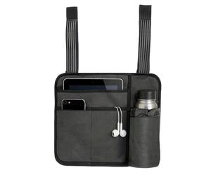 Airplane Seat Back Organizer - Protective Seatback Storage Pouch, Travel Pocket Holder | Multi Compartment Hanging Bag, Tablet Passport Phone Bottle Organizer, Ideal For Car, Home, Travel, Flying