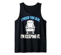 Airplane Seat I Picked This Seat Funny Flying Travel Humor Canotta