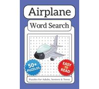 Airplane Word Search Puzzle Book: High-Flying Puzzles for Aviation Fans of All Ages