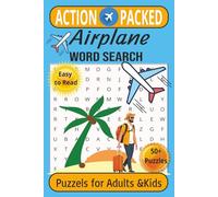 Airplane Word Search Puzzle Book: Word Search with Easy to Read Print about Airplane, Airport, Aviation, Flight, and More [6x9 inches, 110 pages] 50+puzzles... gifts for airplane lovers, or travelling