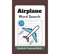 Airplane Word Search Puzzle Book: Word searches with easy to read print about Airplane, Aircraft, Jets and more | 6 x 9 inches, 110 pages | 50+ puzzles… Gift for Vacations, Holidays and Free Times