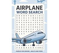 Airplane Word Search Puzzle Book: Word Searches With Easy To Read Print about Airplanes, Aircraft, Flying and more | 6x9 inches, 110 pages | 50+ Puzzles...Gift for Vacations, Holidays and spare times