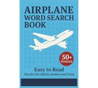 Airplane Word Search Puzzle Book: Word Searches with Easy to Read Print about Airplanes, Aircrafts, Jets and More | 6x9 inches, 110 pages | 50+ Puzzle… Gift for Vacation, Holidays and Free Times