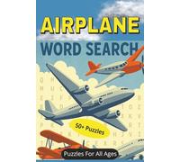 Airplane Word Search Puzzle Book: Word Searches with Easy to Read Print about Planes | 6x9 inches, 110 pages | 50+ puzzles