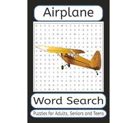 Airplane Word Search Puzzle Book: Word Word Search with Easy to Read Print about Airplanes and Jets | 6x9 inches, 110 pages | 50+ Puzzles ... Gift for Vacation, and Free Times