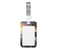 Airplanes are Soaring - Porta badge con design scorrevole su entrambi i lati, in grado di scansionare la pellicola trasparente