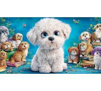 Airplanes-flying-in-sky Puzzle da 1000 pezzi Regali di compleanno per bambini grandi Cartone 100% riciclato 75x50cm/1000pcs