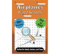 Airplanes Word Search Book: An Airplane Themed Word Find Puzzle for Adults, Seniors, and Teens