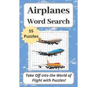Airplanes Word Search Puzzle Book: 55 Puzzles