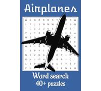 Airplanes Word Search Puzzle Book: Word Searches with Easy to Read Print about Airplanes, Aircarfts, Aviation, and More! | 6x9 inches, 80+ pages | ... Gift for Vacations, Holidays and Free Time