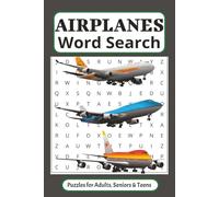 AIRPLANES WORD SEARCH PUZZLE BOOK: Word Searches with Easy to Read Print about Airplanes, airports | 6x9 inches, 110 pages | 50+ Puzzles... Gift for Vacations, Holidays, Birthdays and More...