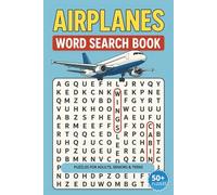 Airplanes Word Search Puzzle Book: Word Searches with Easy to Read Print about Airplanes, Aviation, Pilots and More | 6x9 inches, 110 pages | 50+ ... Gift for Vacations, Holidays and Free Times