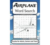 Airplanes Word Search: Word Searches with Easy to Read Print about Airplanes, Airports, Travel, and More I 6 x9 inches, 110 pages I 50+ Puzzles...Gift for Holidays, Vacation and Free Time
