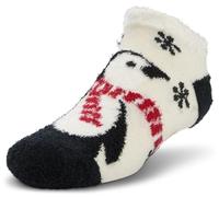 Airplus Calzini Cabina Bambini Doppio Strato con Rivestimento Termico Aloe Vera e Suola Antiscivolo, Calze Interno Morbide per Calore Comfort Stile, Unisex Bambini, Bianco, 26-31