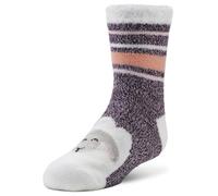 Airplus Calzini Cabina Bambini Doppio Strato con Tessuto Termico Aloe Vera e Suola Antiscivolo, Calze Morbide per Calore Comfort Sicurezza, Unisex Bambini, Bianco, 28-36