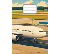 Airport Operations Notebook for Aviation Lovers: Illustrated Ramp and Tarmac Scene Cover, 120 Lined Pages, 6x9 - Gift for Ground Crew, Ramp Agents, Airport Staff, and enthusiasts