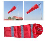Airport Windsock Oxford Wind Direction Sock Bag per Outdoor Garden Park Rosso