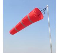 Airport Windsock Oxford Wind Direction Sock Bag per Outdoor Garden Park Rosso