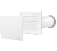 Airroxy aRheat Recuperatore di calore da parete bianco Ø125