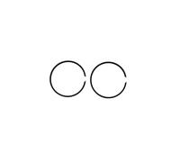 AIRSAL 111313403 SET SEGMENTI YAMAHA DT 50 X 2006