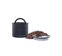 AirScape Scatola di conservazione in acciaio inox | Coperchio interno a tenuta d'aria brevettato | Coperchio in vetro | Finitura Nera Opaca | Volume 0,9L - Capacità 250 g |