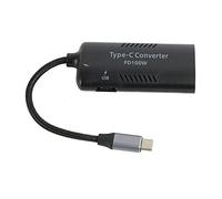 Airshi Adattatore per Laptop, Adattatore per Laptop di Tipo C Presa di Ricarica Rapida per l'Adattatore (da DC5521/5525 Femmina a Tipo C)