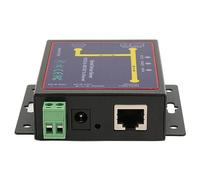 Airshi Adattatore Seriale RS232 RS485 a Ethernet, Convertitore IP TCP con Interfaccia Multifunzionale 100-240 V modalità di Lavoro Multiple Flessibile per l'industria (Spina Europea)
