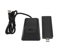 Airshi Adattatore USB Wireless Dual Band, Adattatore Wireless USB 3.0 Plug And Play 2,4 GHz 5,8 GHz con Base per per
