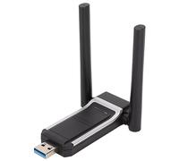 Airshi Adattatore Wireless USB, 2.4G 573.5Mbps Adattatore WiFi 6 5G 1201Mbps per PC per Desktop