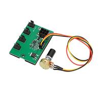 Airshi Case Fan Splitter a 4 Vie 2 Pin 3 Pin 4 Pin 6 Pin Alimentatore 12V Adattatore per Ventola a 4 Pin Ampiamente Compatibile per PC