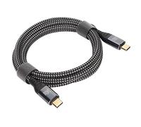 Airshi Cavo di Ricarica di Tipo C, Cavo da USB C a USB C Custodia in Alluminio da 4,9 Piedi in Nylon per Tablet PC