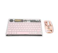 Airshi Combinazione Tastiera e Mouse, Combinazione Tastiera e Mouse Wireless 3 modalità di Connessione per Tablet (#3)