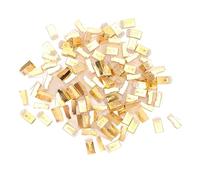 Airshi Connettori Pass Through RJ45 CAT6e, 100 Pezzi Riducono l'interferenza del Segnale Connettori Plug And Play a Crimpare per Cavi Ethernet per Cavi Solidi (Placcato Oro)