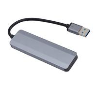 Airshi Docking Station USB 3.0, Piccolo Hub USB 3.0 Portatile a 4 Porte per Computer Desktop con Tastiera del Computer