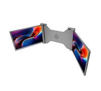Airshi Estensore per Schermo per Laptop, 1920 X 1200 IPS Argento Funzionamento Semplice Rapporto di Visualizzazione 16:10 Triplo Monitor Portatile Plug And Play per Il Design (Argento)