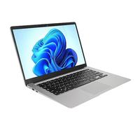 Airshi Laptop, Laptop da 14,1 Pollici 6 GB di RAM SSD da 512 GB 100-240 V Altoparlanti Stereo Doppi per L'Ufficio per Il Lavoro (Spina UE)